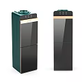 Modern Vertical Daily Appliances With Dark Green And Black Glass Panels
