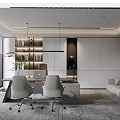 Modern Manager's Office 3d model