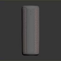Modern Portable Bluetooth Speaker With Textured Surface And Cylindrical Wireless Design