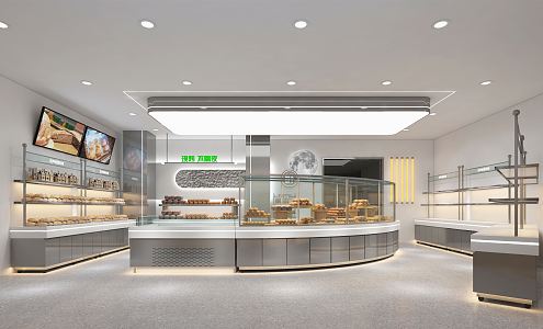 Modern Bakery 3d model