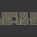Ancient Stone Architectural Components With Multiple Arch Designs And Shapes