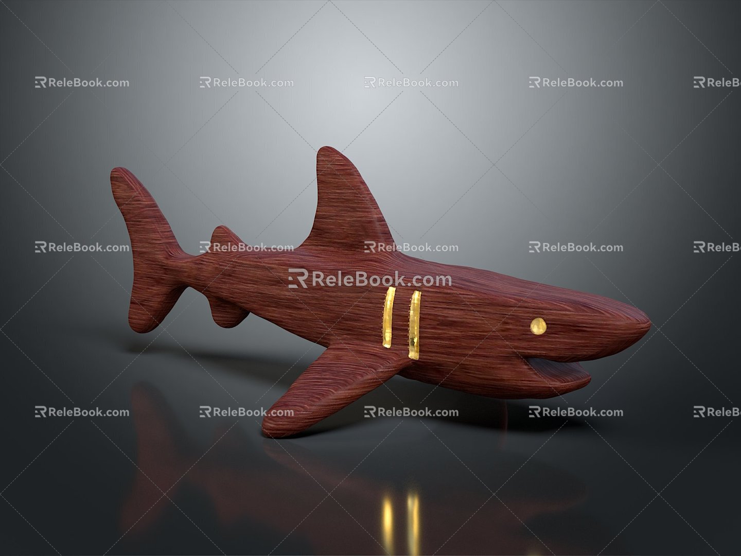 Shark cartoon shark great white shark whale shark hammerhead shark tiger shark man-eating shark blue shark freshwater fish 3d model