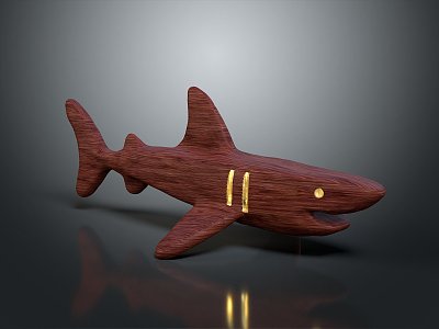 Shark cartoon shark great white shark whale shark hammerhead shark tiger shark man-eating shark blue shark freshwater fish 3d model