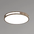 Modern Ceiling Lights With Square And Round Shapes Gold Frame White Panel Design 3d model