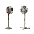 Two Standing Air Cooler Fans TOTO and KDK Modern Design with Adjustable Stands