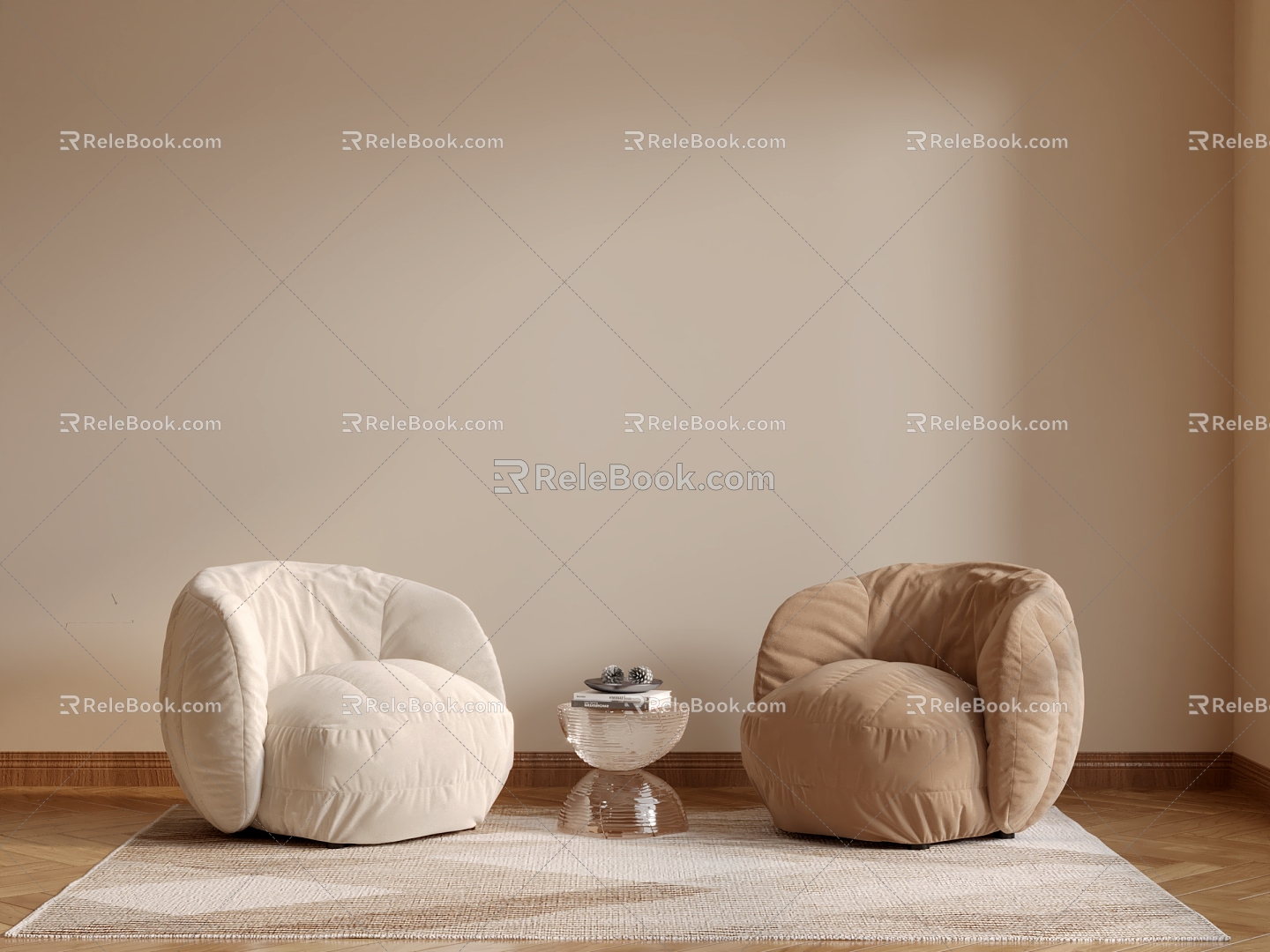 Single sofa 3d model