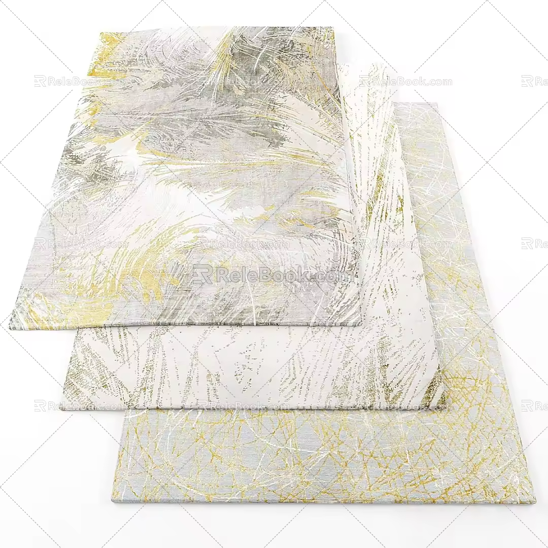 Square carpet 3d model