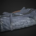 Durable Travel Duffel Bags With Zippers And Straps In Brown And Blue