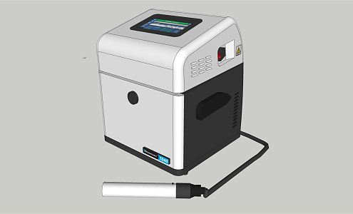 Modern Printer Equipment 3d model