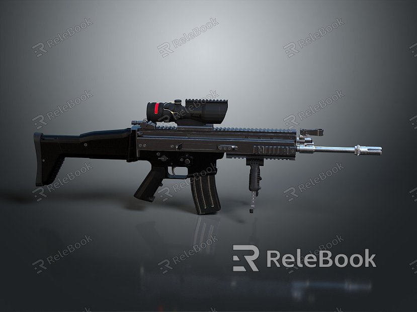 rifle semi-automatic rifle combat rifle battle rifle carbine war rifle attack rifle model