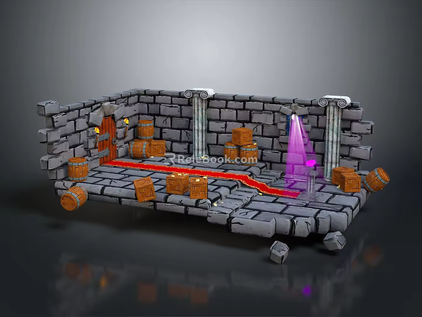 Game Environment Game Scene Fairy Tale Scene Fairy Tale Magic Scene Magic Item Fantasy Scene 3d model