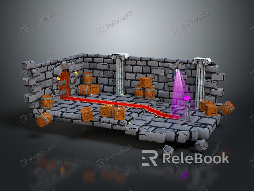 Game Environment Game Scene Fairy Tale Scene Fairy Tale Magic Scene Magic Item Fantasy Scene model