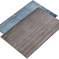 Blue and Gray Square Rugs with Wood Grain Texture for Modern Interior Design
