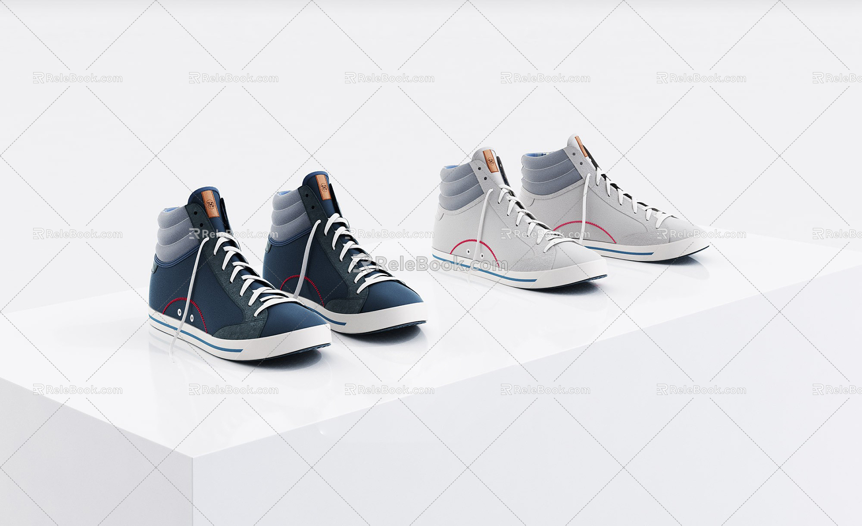 Modern Shoes 3d model