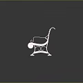 Pink Metal Bench Furniture Design With Sleek Backrest Armrests And Metallic Frame
