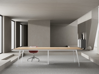 Modern Conference Table and Chair Office Conference Table model