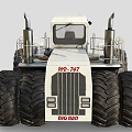 Tractor Big Bud Tractor Big Bud 747 Engineering Truck Automobile Agricultural Vehicle 3d model