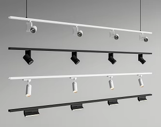 Modern Downlight Spotlight Track Light Magnetic Light 3d model