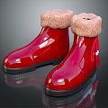 Modern Boots Women Boots Martin Boots Snow Boots 3d model