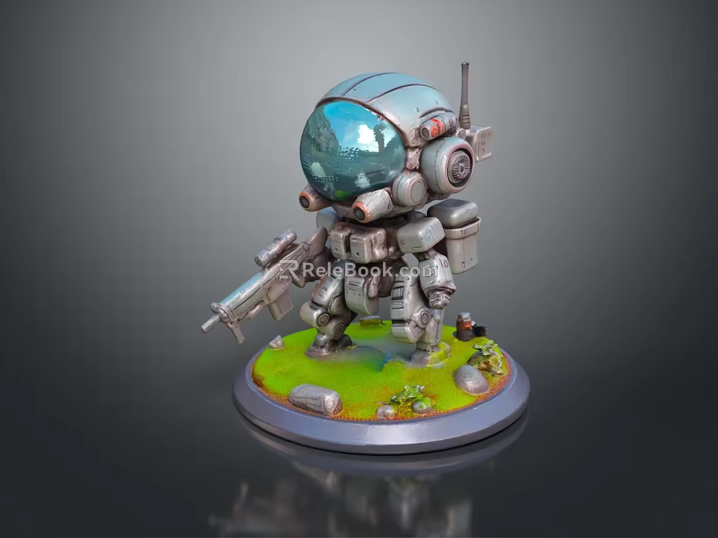 Mech Warrior Mech Soldier Machine Battlearm Mechanical Battlearm Machine Fighter Robot 3d model