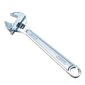 Chrome Plated Adjustable Wrench Essential Hardware Tool for Versatile Home Repair Tasks