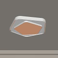 Modern Geometric Ceiling Light With Bright Illumination And Sleek Frame Design 3d model