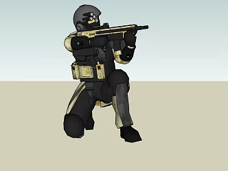 Warrior 3d model