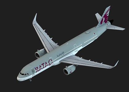 Airbus A321 3d model