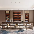 New Chinese Tea Room 3d model