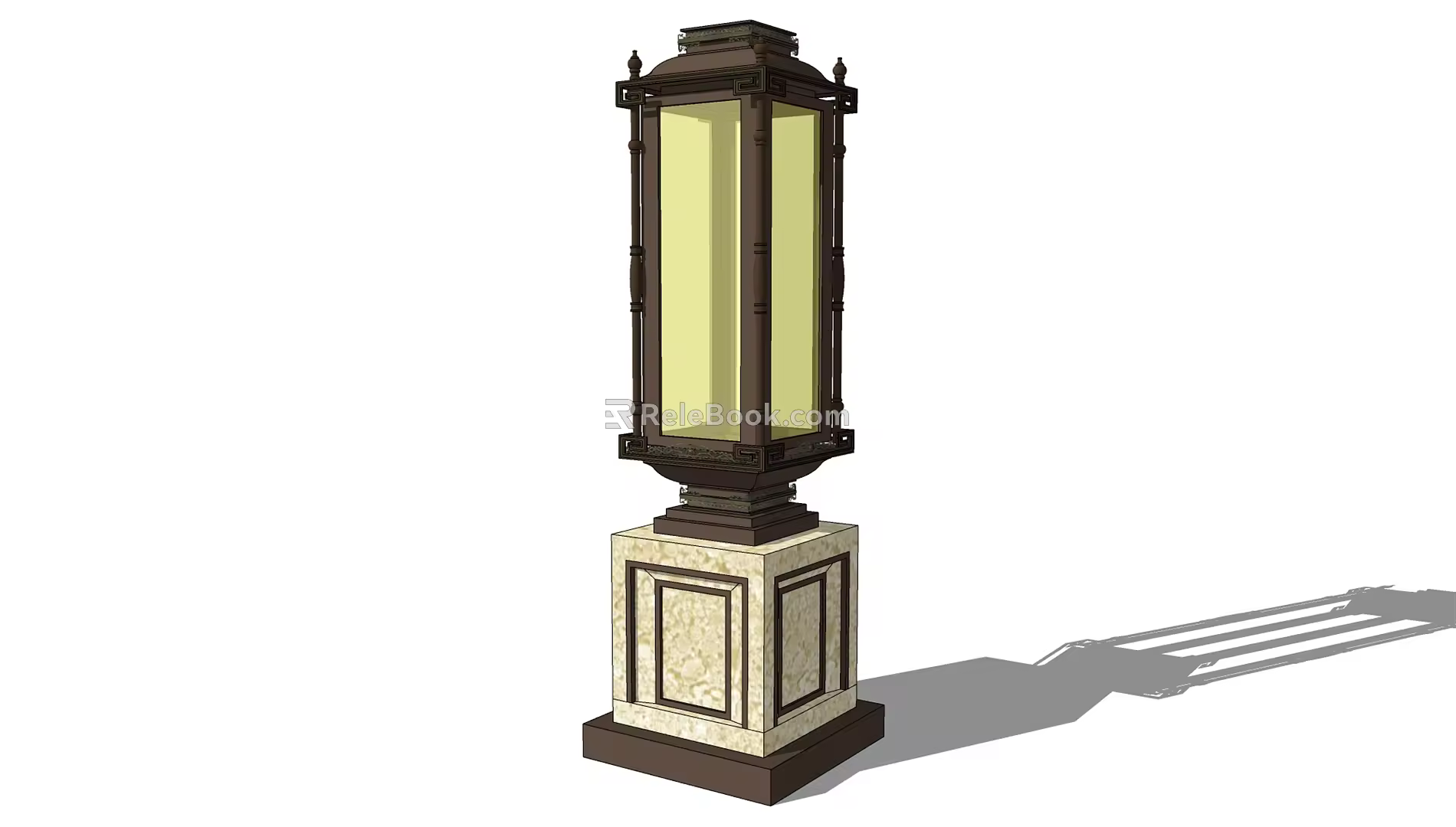 Modern lawn lamp landscape lamp low lamp lantern floor lamp garden lamp 3d model