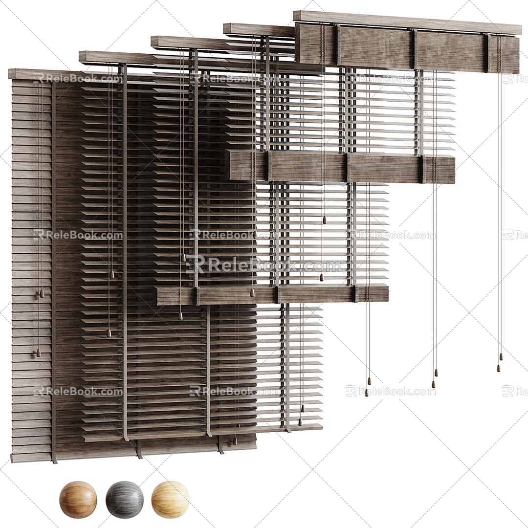 Modern venetian blinds blinds 3d model