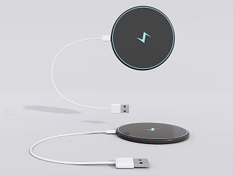 Modern Charger Wireless Charger 3d model