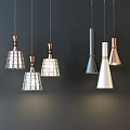 Modern Pendant Lights With Various Geometric Designs And Metallic Finishes For Home Decor