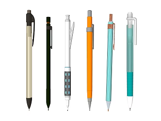 Modern Pencil Stationery Automatic Pen Automatic Pencil 3d model