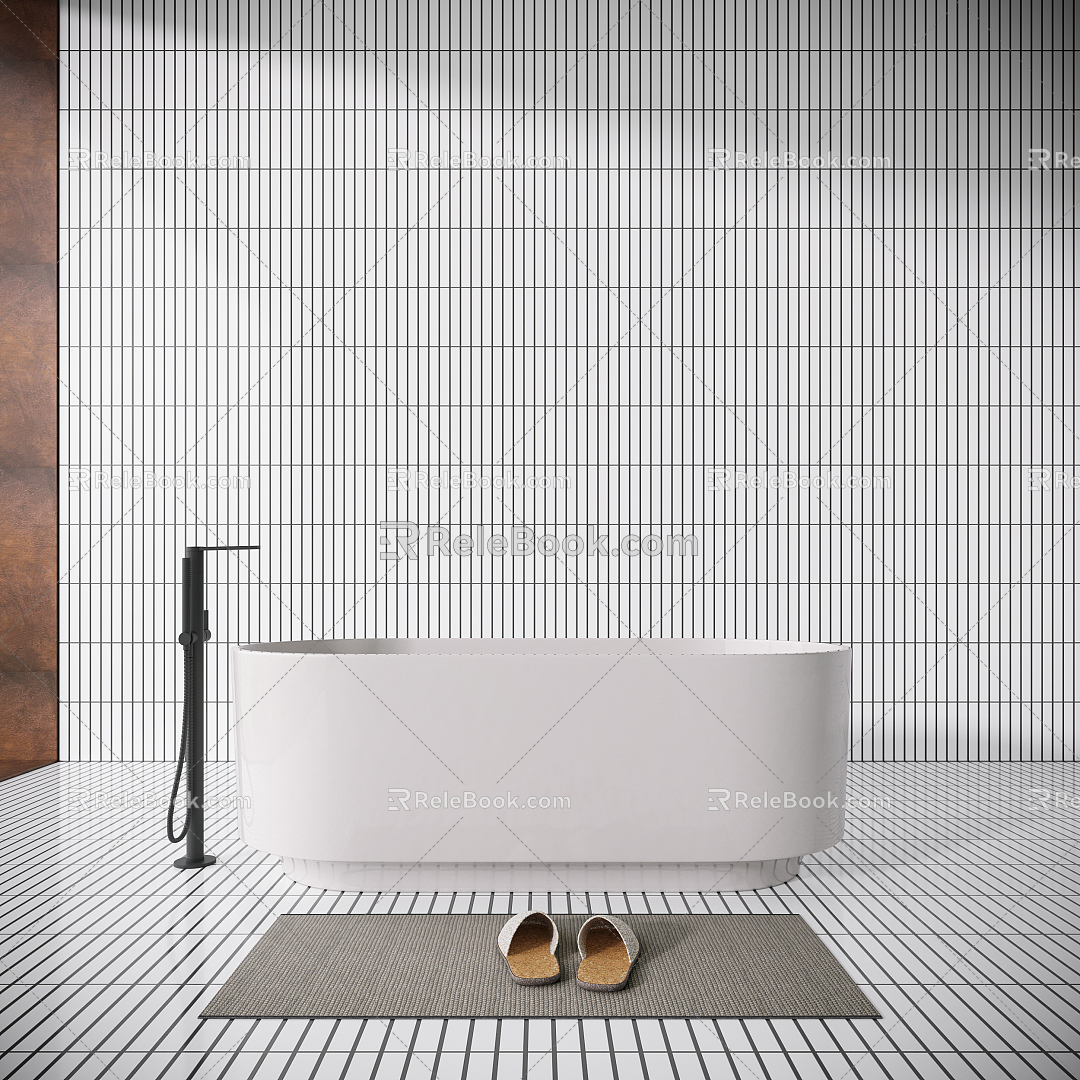 Modern Bathtub 3d model