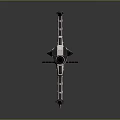 Advanced Spacecraft Design With Solar Panels And Propulsion System Structure