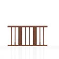 New Chinese Railing 3d model