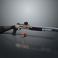 Modern weapons, hot weapons, hot weapons, guns, military articles, military equipment, military supplies, munitions 3d model