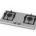 Modern gas stove stove 3d model