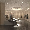 Elegant Modern Luxury Clothing Store Interior Design With Cozy Lounge And Stylish Apparel Displays
