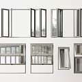 Various Types of Metal Frame Windows With Folding Sliding and Casement Designs