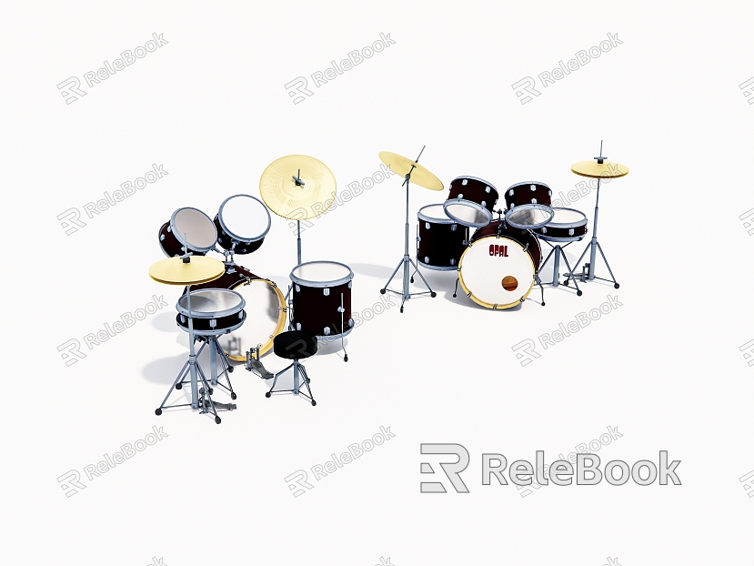 Old Instrument Drum model