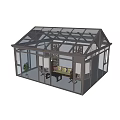 Modern Glass Sunroom Design Featuring Transparent Roof Aluminum Frame And Large Windows