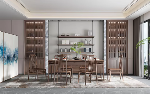 New Chinese Restaurant 3d model