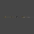 Intricate Decorative Swords With Unique Designs And Metallic Finish On Dark Background