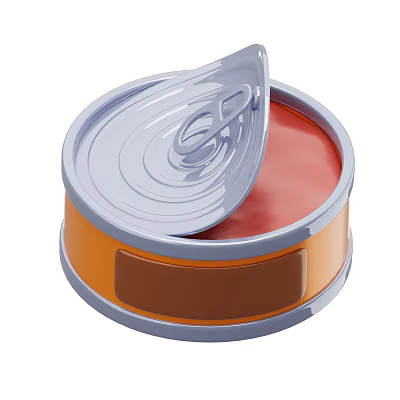 Modern Canned Beef Canned Cartoon Canned 3d model Modern Canned Beef Canned Cartoon Canned 3d model