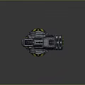 laser tower turret turntable sci-fi tower defense game tower defense sci-fi turret game turret game turret 3d model