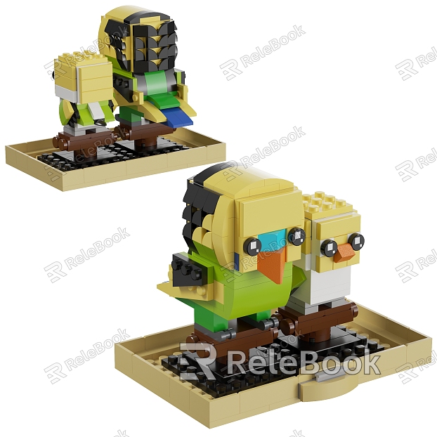 Modern Lego Lego Parrot model