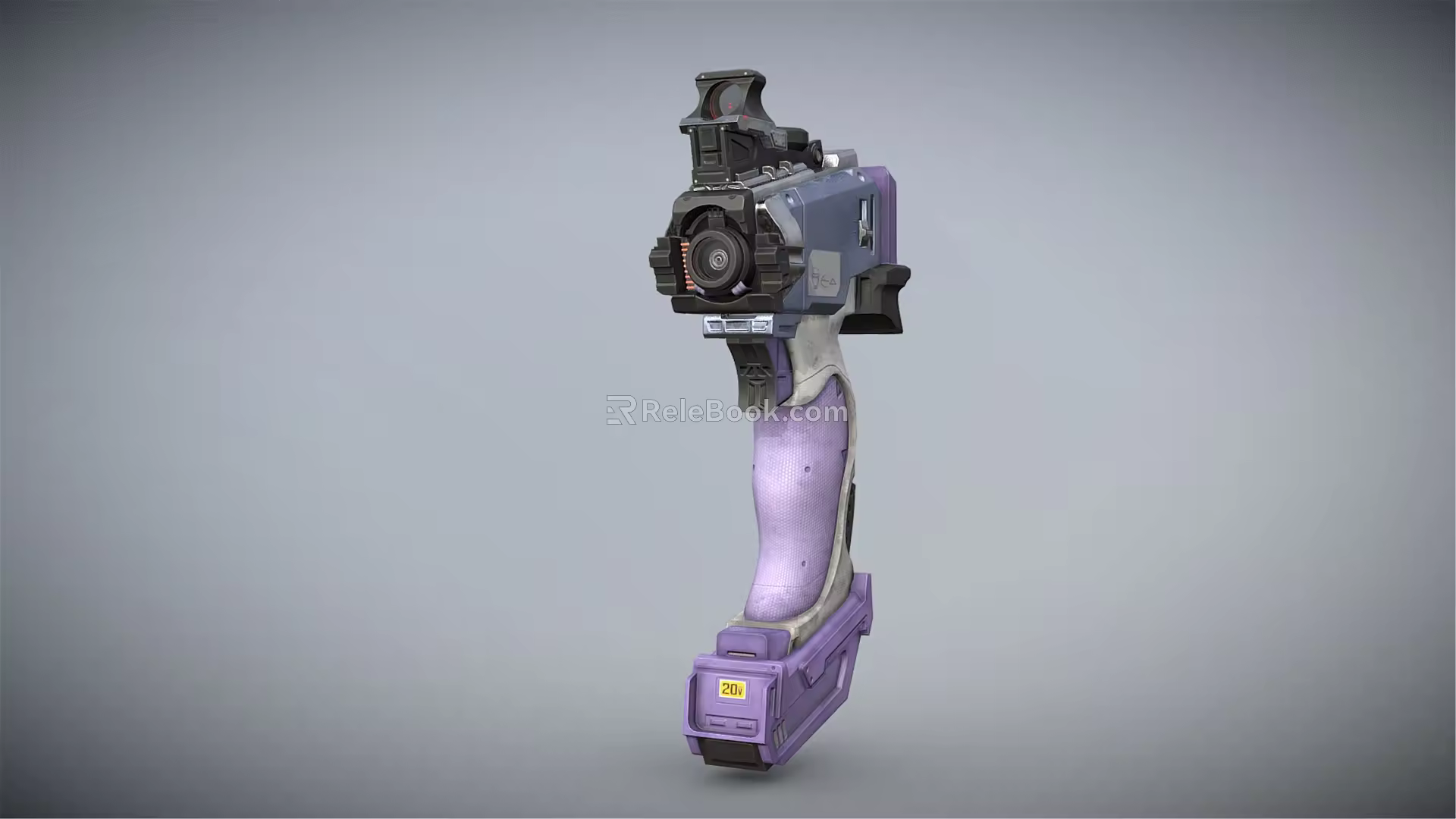 Modern thermometer temperature scanner 3d model