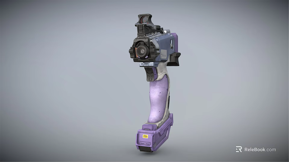 Handheld Medical Diagnostic Device With Camera Display Screen And Ergonomic Grip Design 3d model 